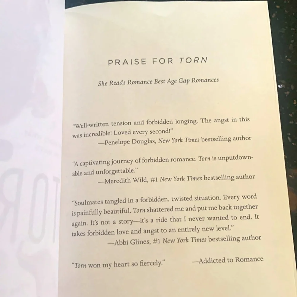 Paperback Romance novel “Torn” by Carian Cole - Picture 4 of 4